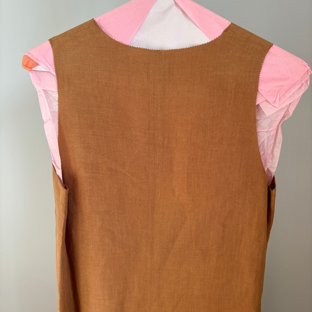 Eileen Fisher Size XS Brown Dress - Picture 6 of 10